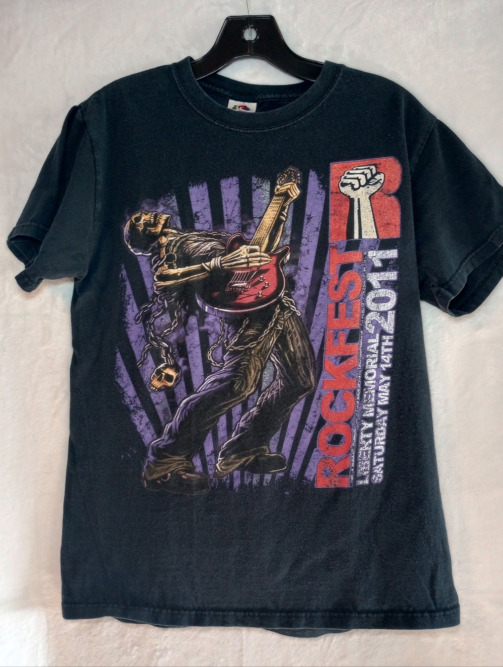Rockfest 2011 Concert Shirt Disturbed Hinder Sevendust Stone sour Monster Energy